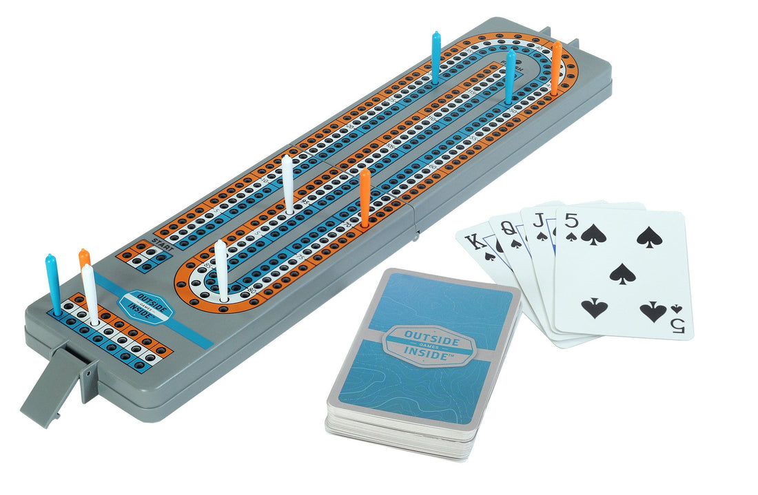 Travel-size Cribbage Board - Outside Inside Games